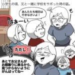 【父に見つからないように隠れた意外な場所】